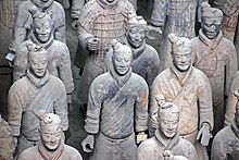 Terracotta warriors of Qin Shi Huang's mausoleum Terra Cotta army.jpg