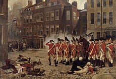 The Gordon Riots, depicted in a painting by John Seymour Lucas The Gordon Riots by John Seymour Lucas.jpg