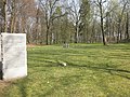 Teil des Gräberfeldes auf dem Waldfriedhof, darunter die Bombenopfer