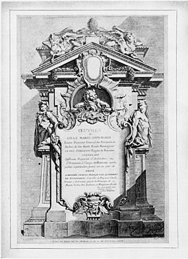Титульная страница альбома «Большой Оппенор». 1725