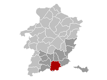 Vị trí của Tongeren in Limburg