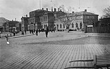 Trondheim sentralstasjon i 1929 Foto: Anders Beer Wilse