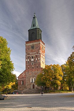 Katedrála v Turku (11. října 2009)