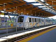 SkyTrain at Rupert station in Vancouver, Canada