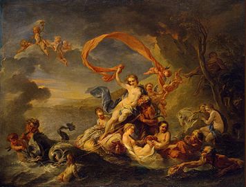 The Triumph of Galatea, 1720 (موزه ارمیتاژ).