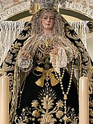 Nuestra Señora de los Remedios el Jueves Santo de 2022.