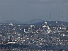 Geziech op Puebla vaanaof Cholula.