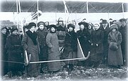 На аэродроме в Санкт-Петербурге, 1912 год