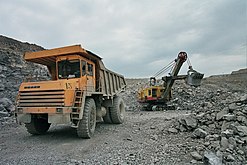 Dolomitbrud nær Dokutsjajevsk