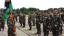 "B" Coy 105th TASG is represented by members of the Quezon City TAS Unit.