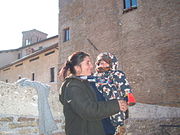 Romská žena s dítětem