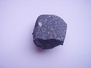 English: Carbonaceous chondrite Meteorite. The...