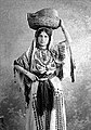 A Traditional Women's Dress in Ramallah, c. 1920.