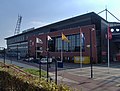 Het Arke Stadion, thuisbasis van de Enschedese voetbalclub FC Twente, noordzijde