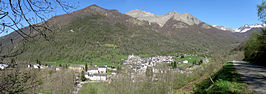 Gezicht op Aulus-les-Bains