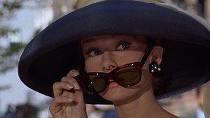 Cropped screenshot of Audrey Hepburn from the ...