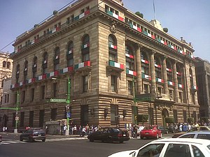 Español: Edificio del Banco de México, centro ...