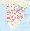 Miniatura para Clasificación de Guthrie de las lenguas bantúes
