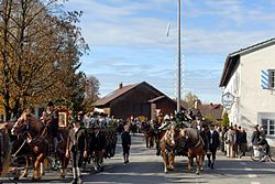 Leonardiritt in Benediktbeuern