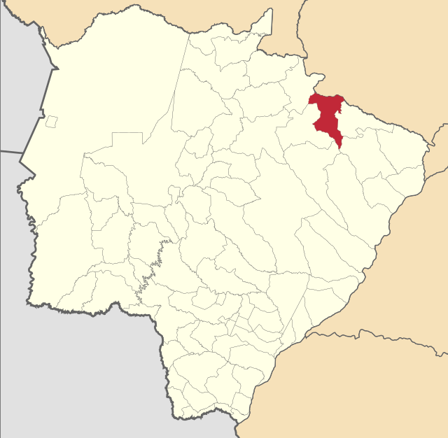 Localização de Chapadão do Sul - em Mato Grosso do Sul