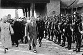 The Duke of Windsor inspecting German troops