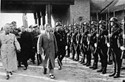 Edward, Duke of Windsor, on a visit to the Ordensburg Krössinsee 1937