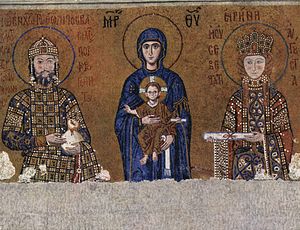 John II Comnenus, Byzantine emperor, and his w...
