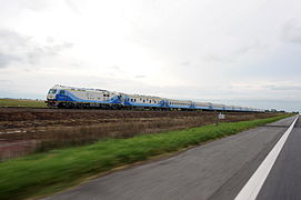 Treno passeggeri della ferrovia General Roca