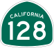 Маркер State Route 128