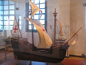 Model portugalské caravely