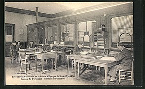 Bureaux, en 1934.