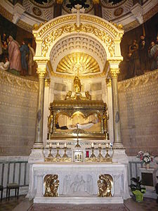 Châsse du Curé d’Ars 1925 basilique Sainte-Philomène (Ars-sur-Formans)