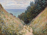 Road at La Cavée, Pourville, 1882