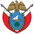 falcon in the emblem of Emirate of Dubai (UAE)