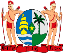 Escudo de armas de Surinam (1959-1975)