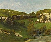 La source de la Loire, by Gustave Courbet.