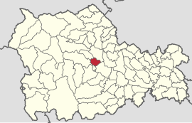 Location in Neamț County