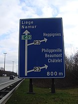 Autobahnkreuz Heppignies: A15/R3