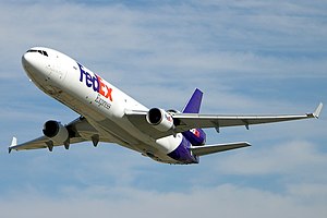 FedEx MD-11 N525FE during flight test of the N...