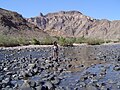 Visrivier in de canyon