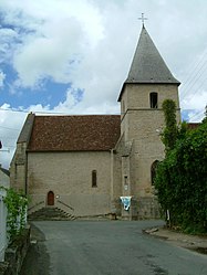 The church in Crozant