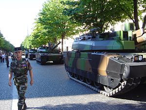 Every year on Bastille Day, a large military p...