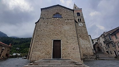 Gêxa paruchiàle dedicâ a San Nazariu e Celsu, faciâ