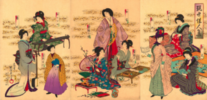 Typical Meiji era pastimes