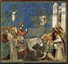 Giotto di Bondone - No. 26 Scenes from the Life of Christ - 10. Entry into Jerusalem - WGA09206.jpg