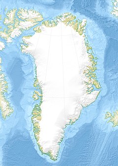 Tasiilaq på kartan över Grönland