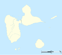 Lagekarte von Guadeloupe