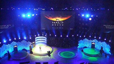 Halo Reach trailer at E3 2009.