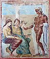 Paris seduce a Helena (en presenza de Afrodita e Eros) (Pompeia)