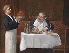 Der Gourmand, Gemälde von Henri Brispot (1846–1928)